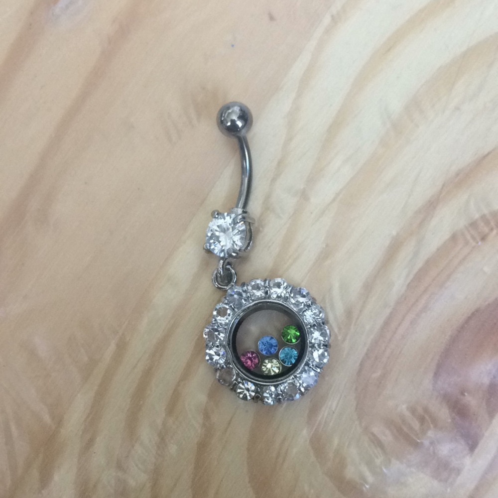 Jazzy new belly button dangler